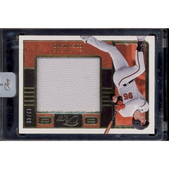 2023 Panini Three and Two Jumbo Swatches Gold #46 Coby Mayo