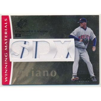 2008 SPx Winning Materials Triple SPx 15 #FL Francisco Liriano