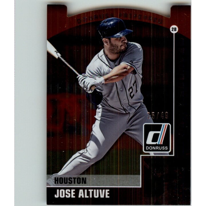 2015 Donruss Preferred Cut to the Chase Bronze #34 Jose Altuve. rookie card picture