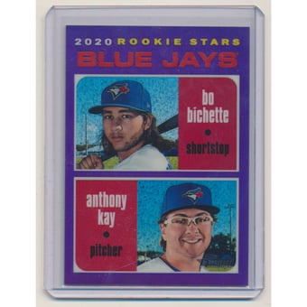 2020 Topps Heritage Chrome Purple Refractors #THC52 Bo Bichette/Anthony Kay
