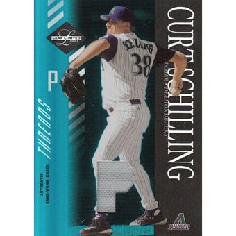 2003 Leaf Limited Threads Position #115 C.Schilling D'backs Throw