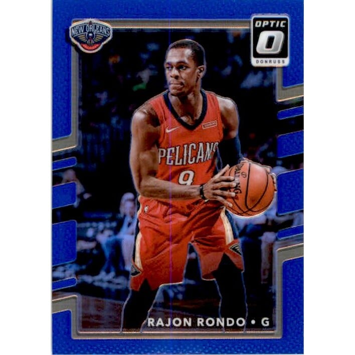 2017-18 Donruss Optic Blue #94 Rajon Rondo. rookie card picture