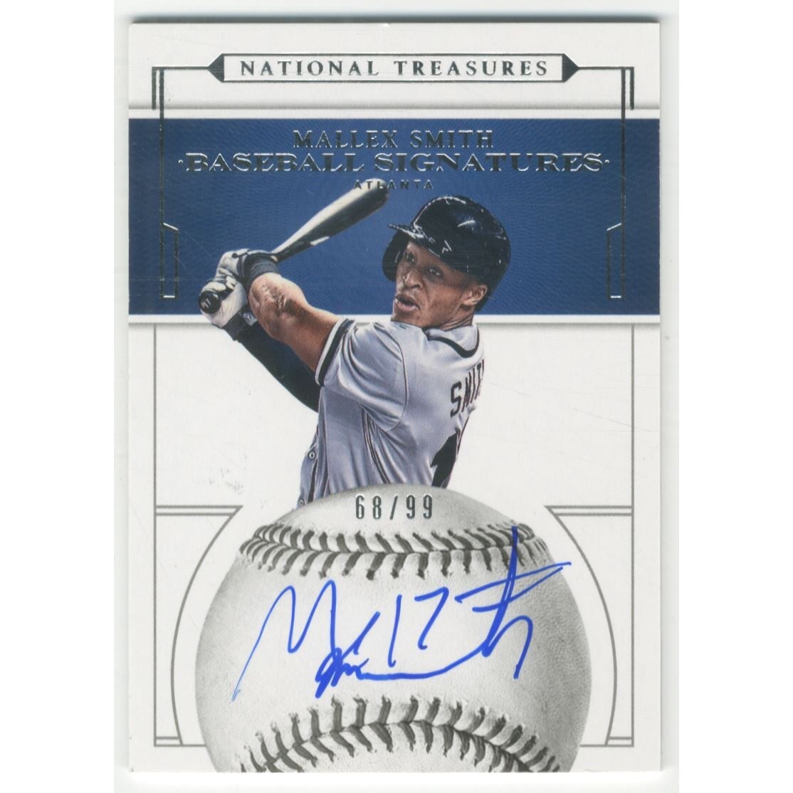 2016 Panini National Treasures Baseball Signatures #6 Mallex Smith/99. rookie card picture