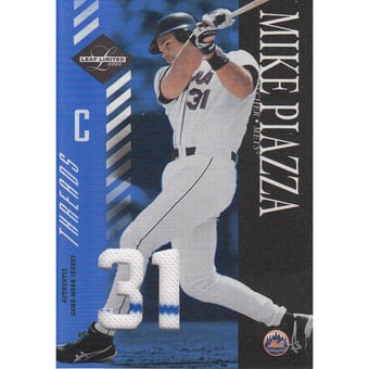 2003 Leaf Limited Threads Number #64 Mike Piazza Mets H/31
