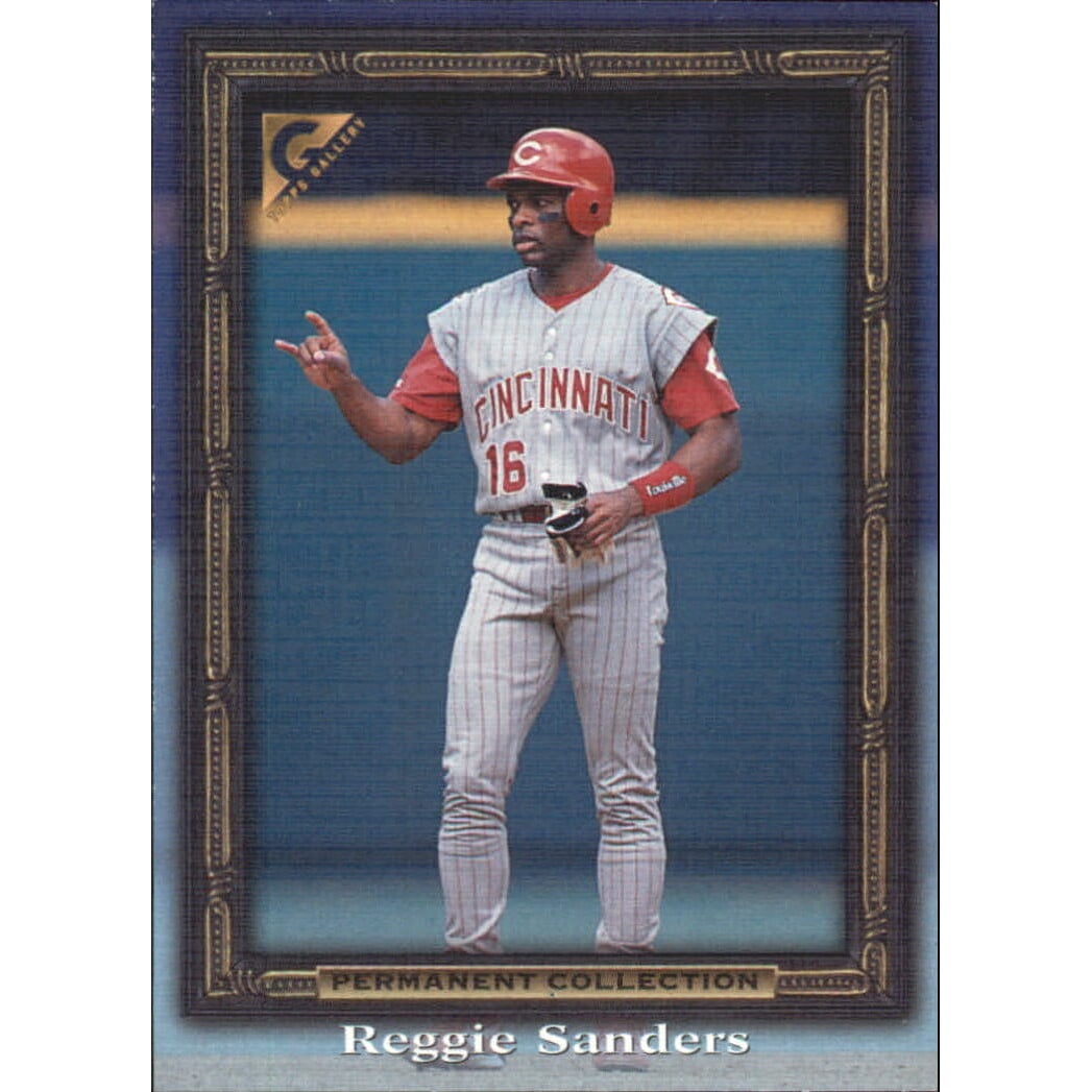 1998 Topps Gallery Gallery Proofs #73 Reggie Sanders. rookie card picture