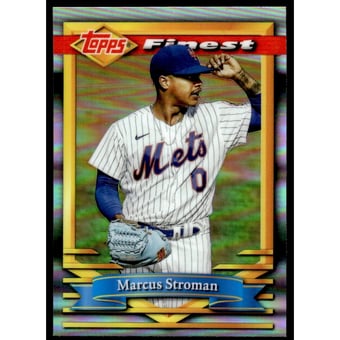 2021 Finest Flashbacks Refractors #54 Marcus Stroman