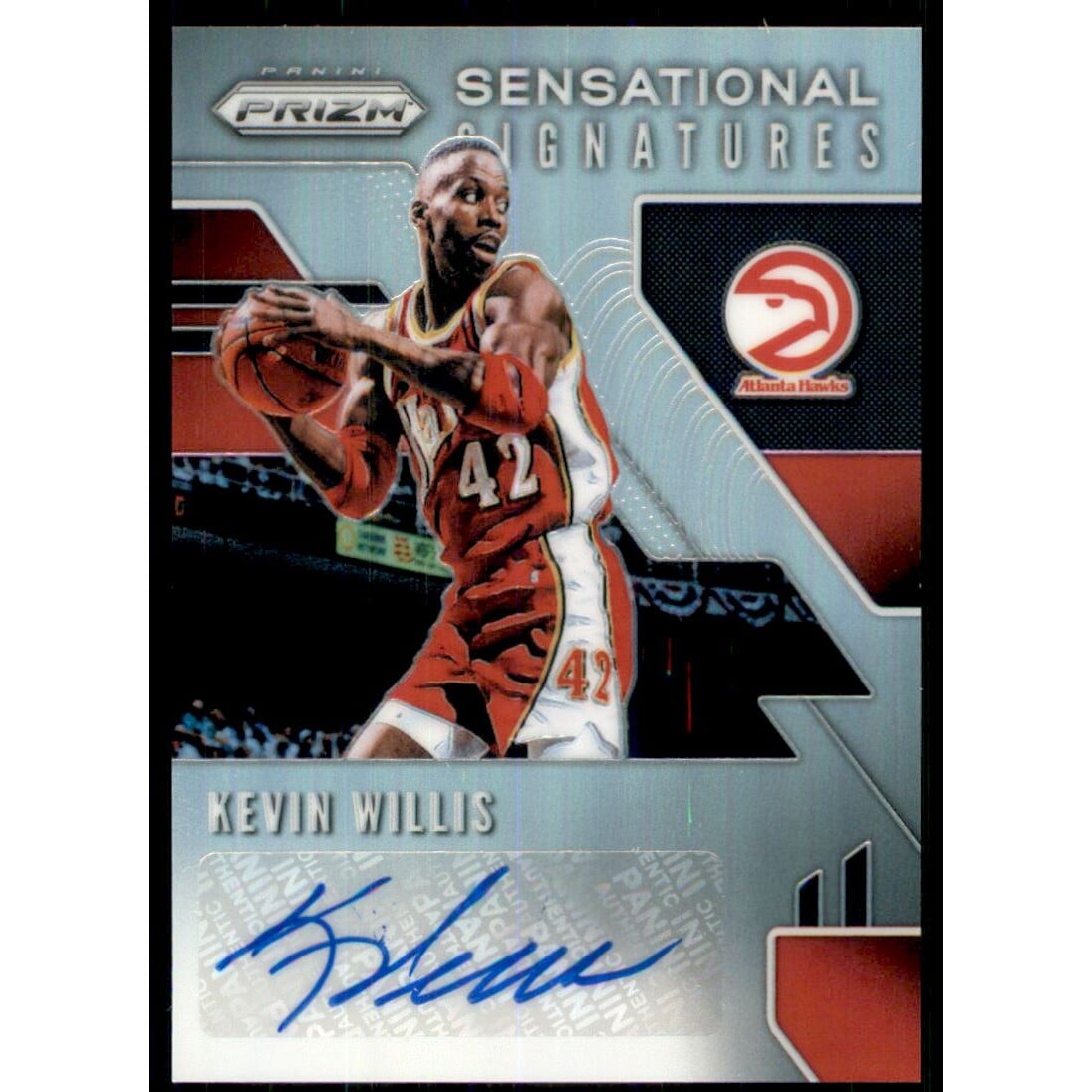 2019-20 Panini Prizm Sensational Signatures Prizms Silver #47 Kevin Willis. rookie card picture