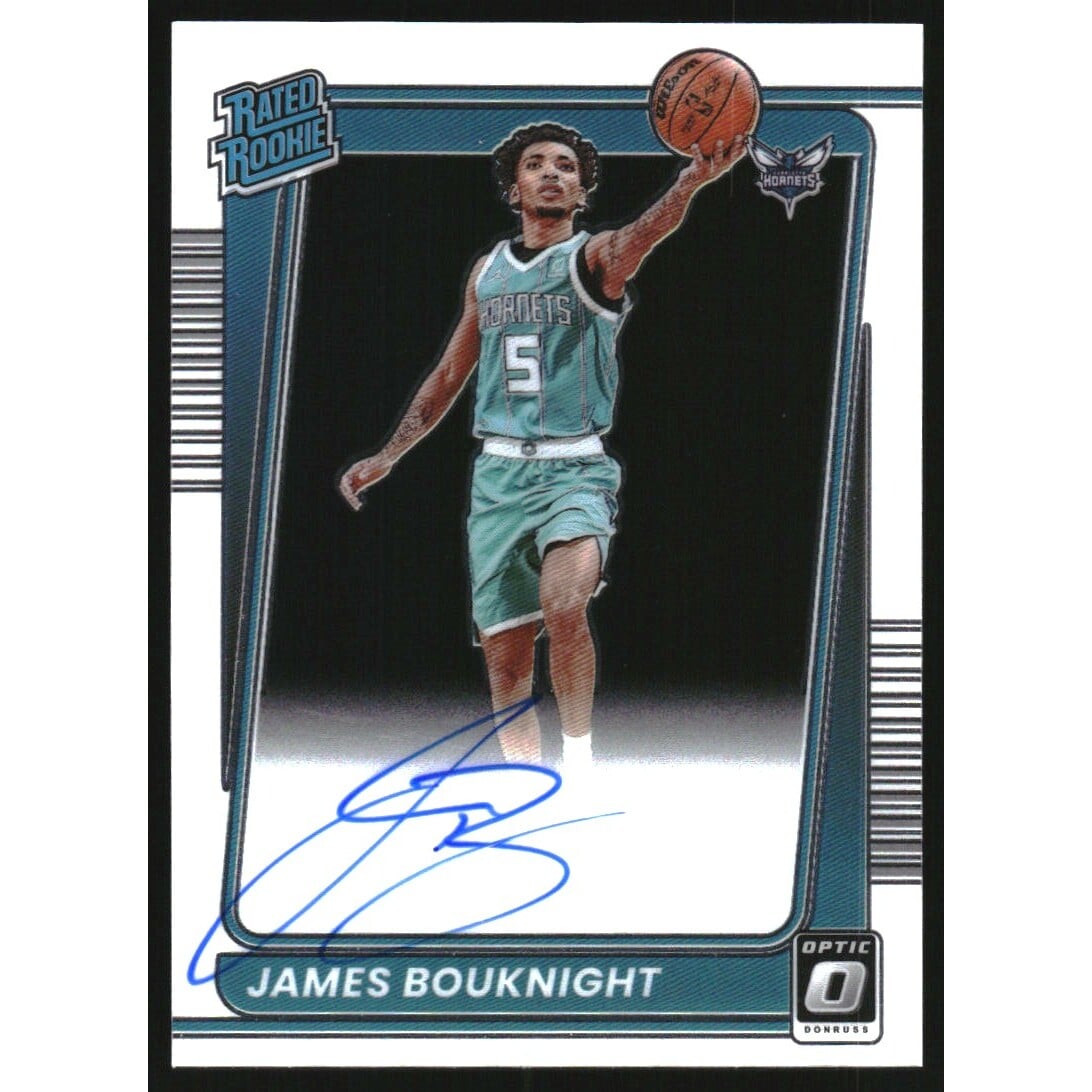 2021-22 Donruss Optic Rated Rookie Signatures #151 James Bouknight. rookie card picture