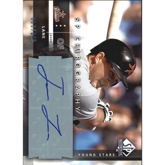 2003 SP Authentic Chirography Young Stars #JL Jason Lane/245