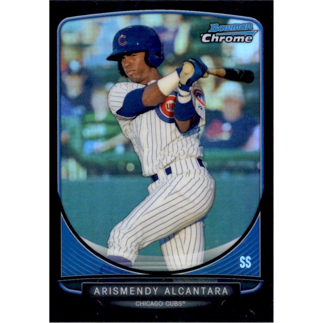 2013 Bowman Chrome Prospects Black Refractors #BCP21 Arismendy Alcantara. rookie card picture