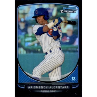 2013 Bowman Chrome Prospects Black Refractors #BCP21 Arismendy Alcantara