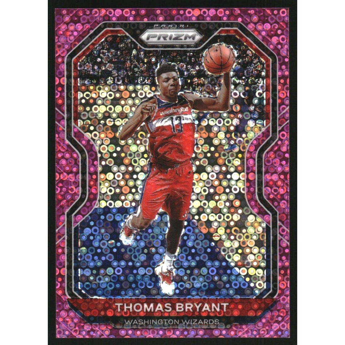 2020-21 Panini Prizm Prizms Fast Break Pink #76 Thomas Bryant. rookie card picture