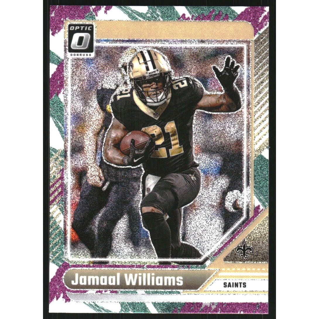 2024 Donruss Optic Jazz #142 Jamaal Williams. rookie card picture