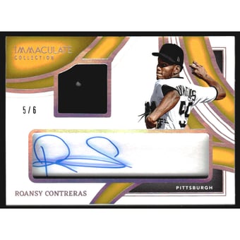2022 Immaculate Collection Immaculate Clear Hat Eyelets #51 Roansy Contreras