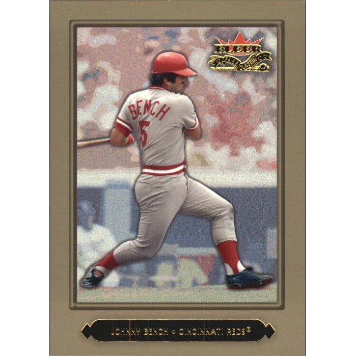2002 Fleer Fall Classics Championship Gold #74 Johnny Bench. rookie card picture