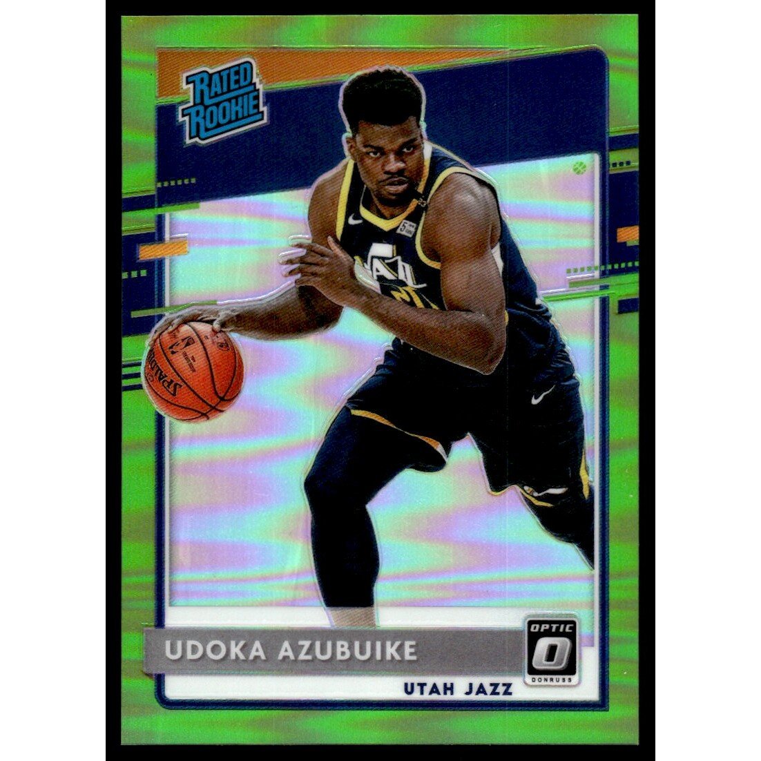 2020-21 Donruss Optic Lime Green #177 Udoka Azubuike RR. rookie card picture