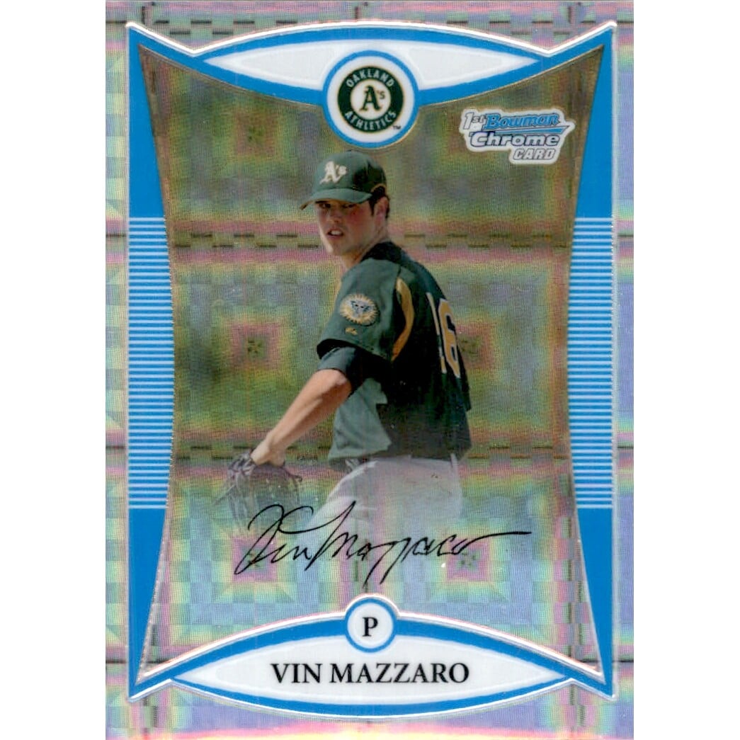 2008 Bowman Chrome Prospects X-Fractors #BCP160 Vin Mazzaro. rookie card picture