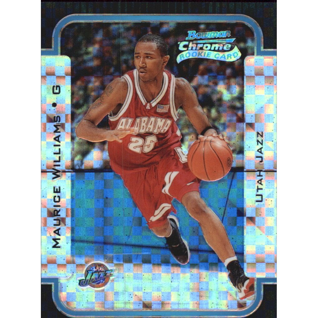 2003-04 Bowman Chrome X-fractors #117 Maurice Williams. rookie card picture