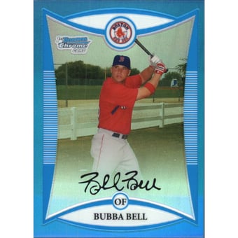 2008 Bowman Chrome Prospects Blue Refractors #BCP217 Bubba Bell