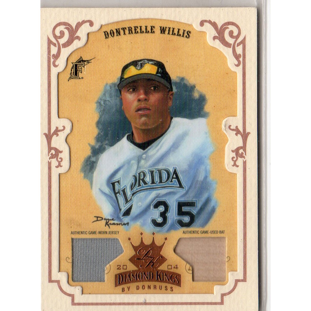 2004 Diamond Kings DK Materials Framed Bronze #44 Dontrelle Willis Bat-Jsy/100 2004 Diamond Kings DK Materials Framed Bronze #44 Dontrelle Willis Bat-Jsy/100