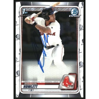 2020 Bowman Chrome Prospect Autographs #CPABH Brandon Howlett