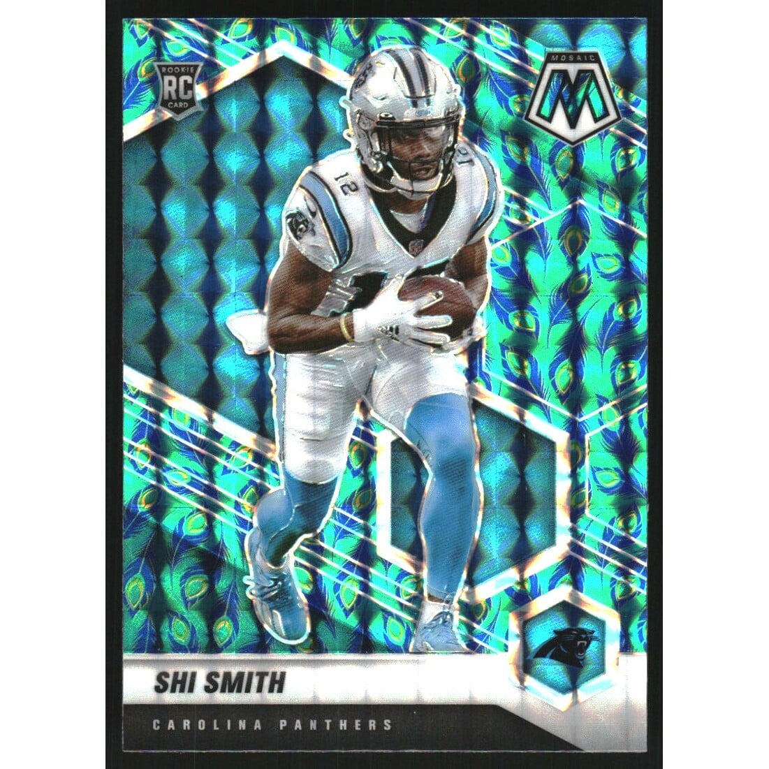 2021 Panini Mosaic Mosaic Choice Peacock #391 Shi Smith. rookie card picture