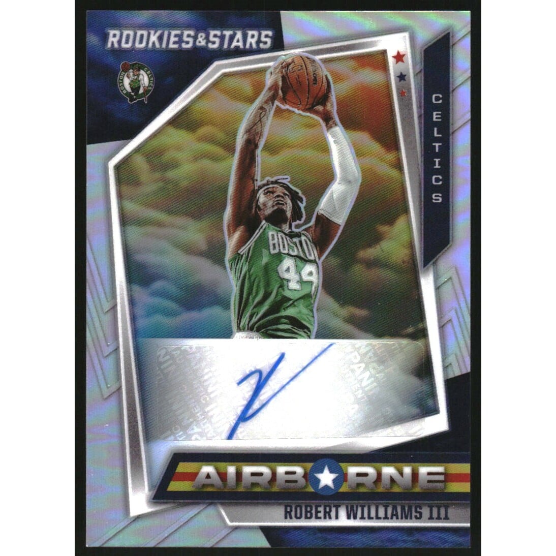 2021-22 Panini Chronicles Rookie and Stars Airborne Signatures Silver #12 Robert Williams III/99. rookie card picture