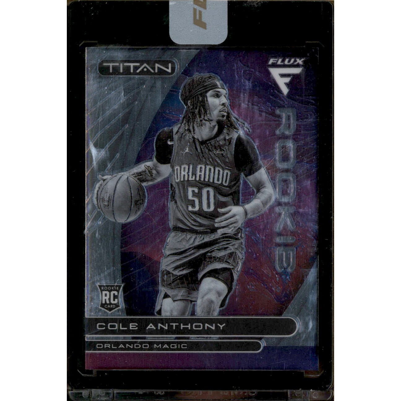 2020-21 Panini Flux Titan Rookie #23 Cole Anthony. rookie card picture