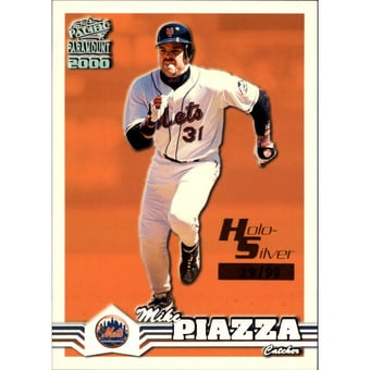 2000 Paramount Holographic Silver #153 Mike Piazza