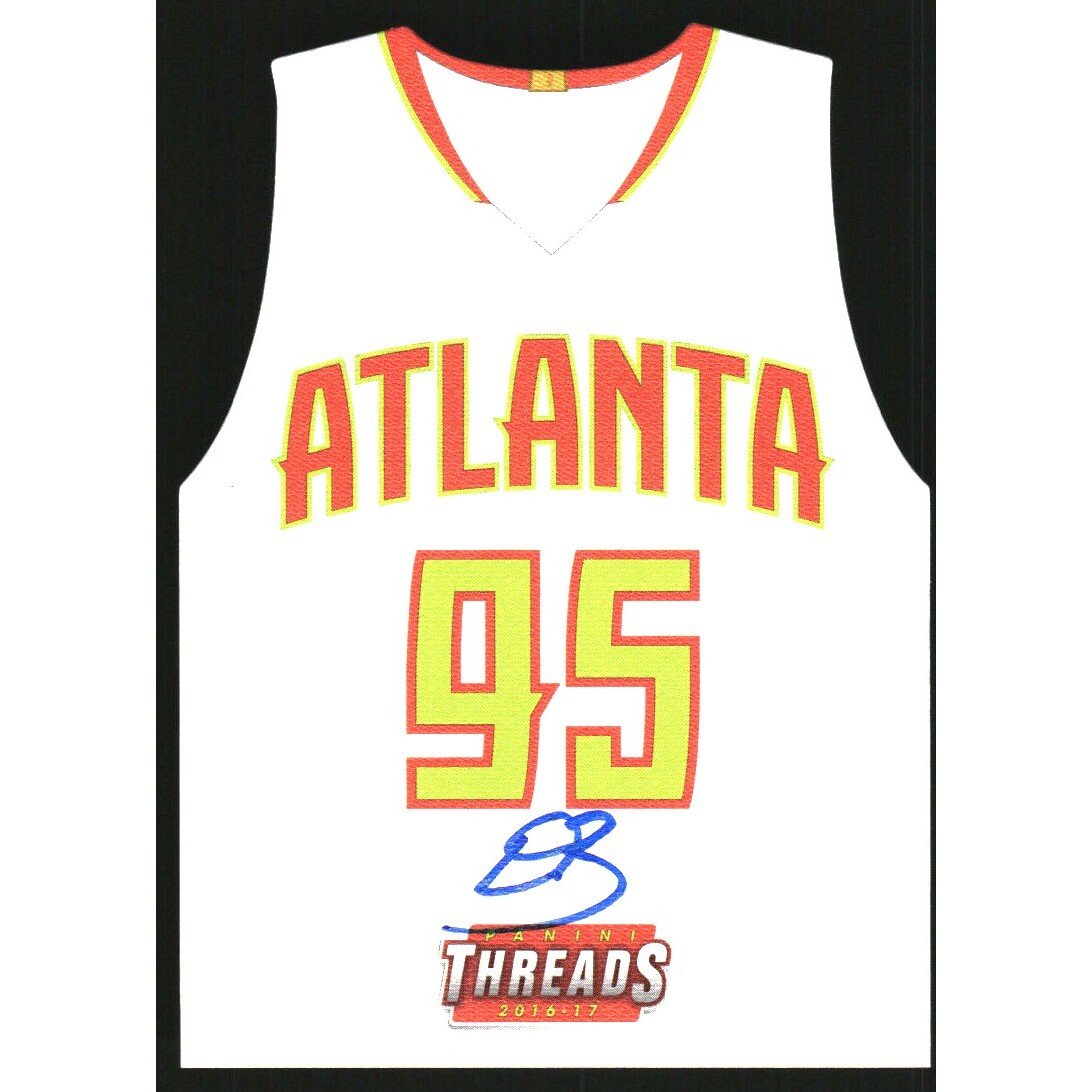 2016-17 Panini Threads Team Threads Rookie Die Cuts Autographs #14 DeAndre' Bembry. rookie card picture