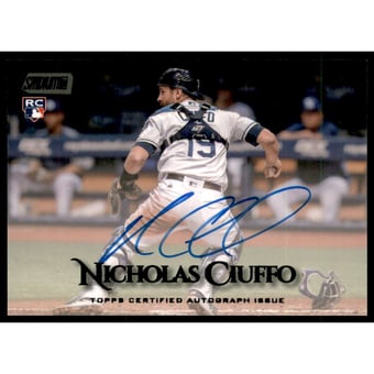 2019 Stadium Club Autographs Black Foil #SCANC Nicholas Ciuffo