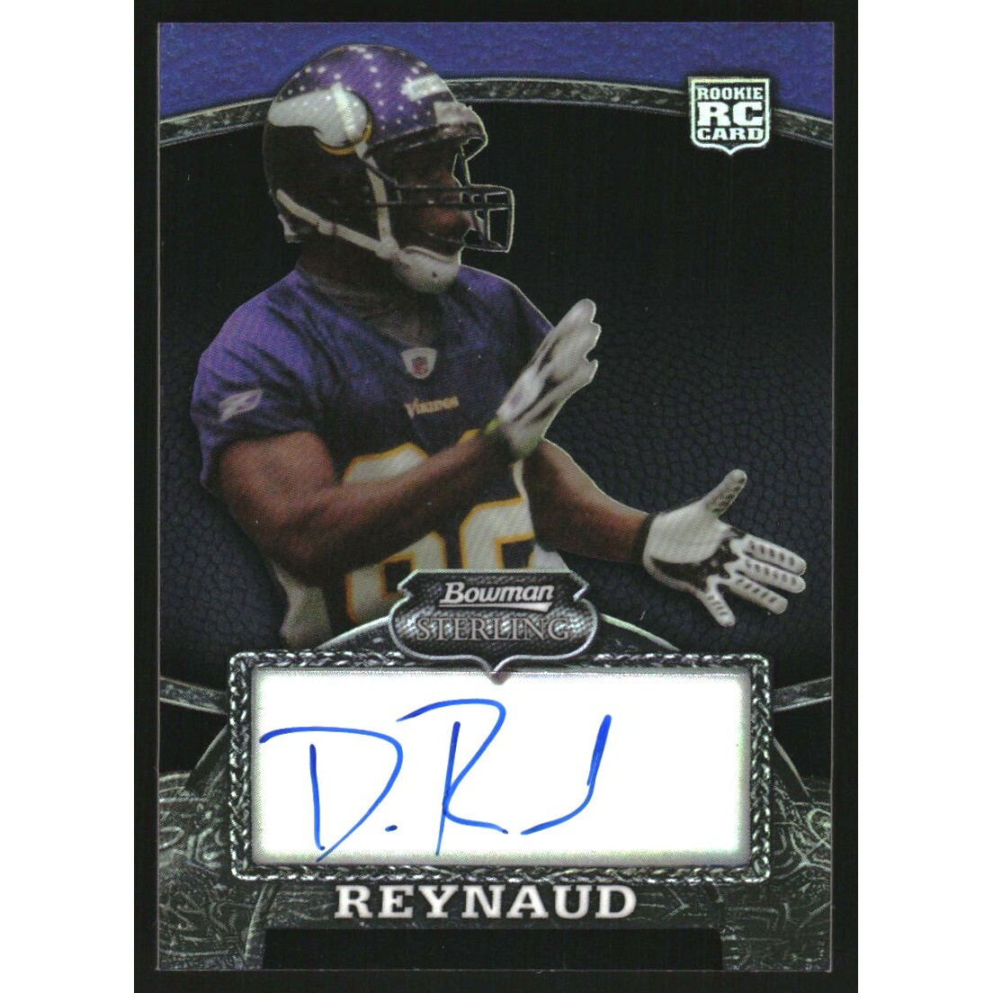 2008 Bowman Sterling Black Refractors #139 Darius Reynaud AU. rookie card picture