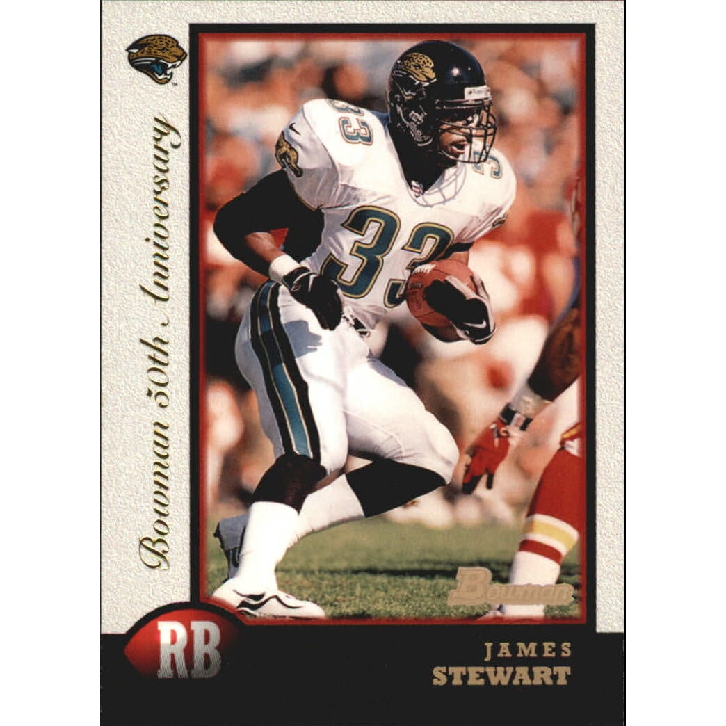 1998 Bowman Golden Anniversary #157 James Stewart. rookie card picture