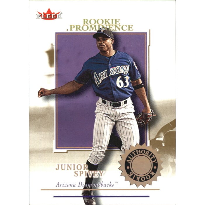 2001 Fleer Authority Prominence 125/75 #111 Junior Spivey. rookie card picture
