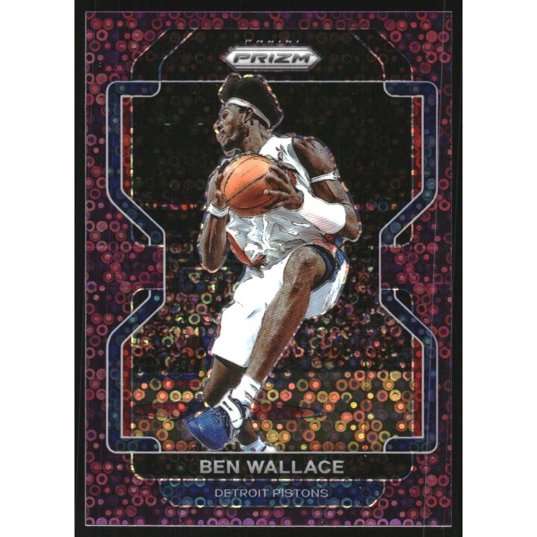 2021-22 Panini Prizm Prizms Fast Break Purple #249 Ben Wallace. rookie card picture