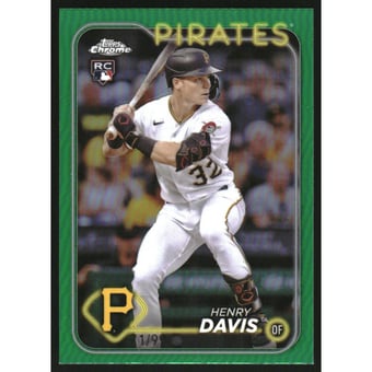 2024 Topps Chrome Green Refractors #260 Henry Davis