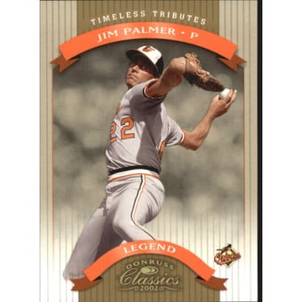 2002 Donruss Classics Timeless Tributes #168 Jim Palmer LGD
