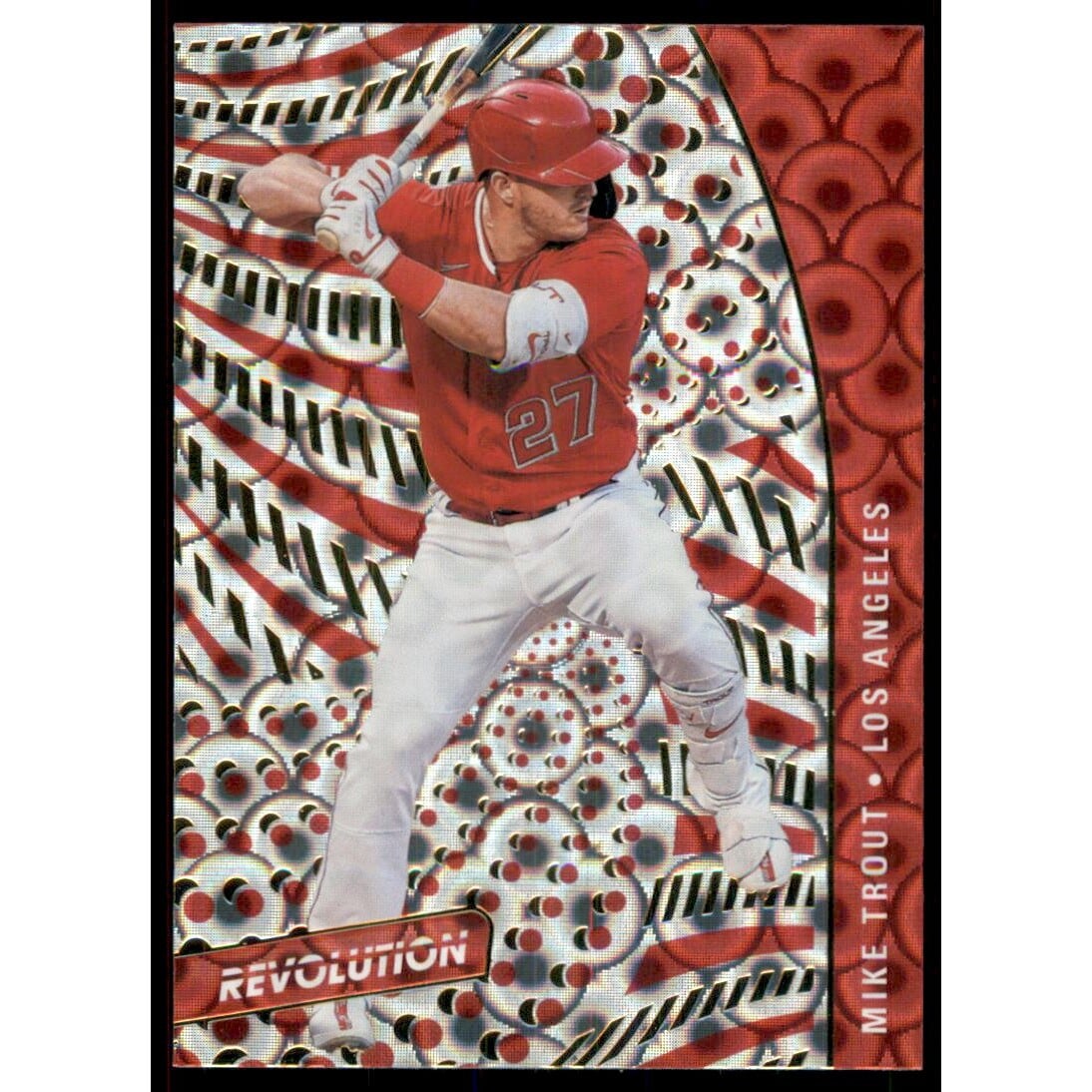 2021 Panini Revolution Groove #53 Mike Trout. rookie card picture