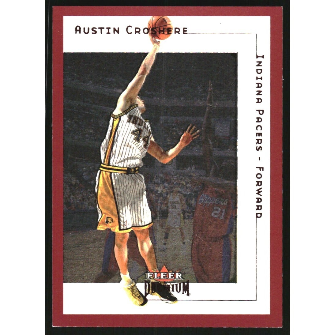 2001-02 Fleer Premium Star Rubies #122 Austin Croshere. rookie card picture
