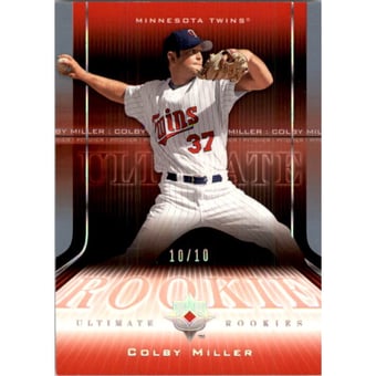 2004 Ultimate Collection Platinum #141 Colby Miller UR