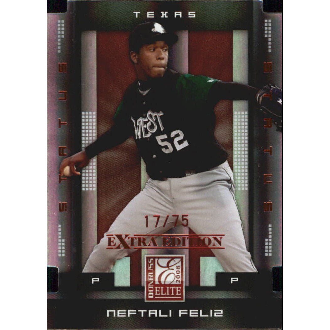 2008 Donruss Elite Extra Edition Status #76 Neftali Feliz. rookie card picture