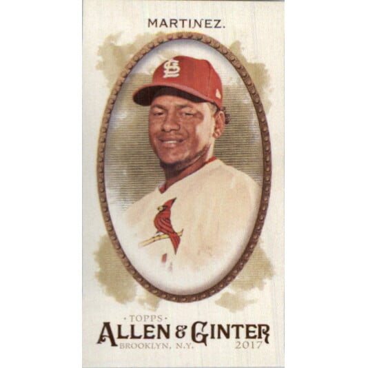 2017 Topps Allen and Ginter Mini Brooklyn Back #328 Carlos Martinez. rookie card picture