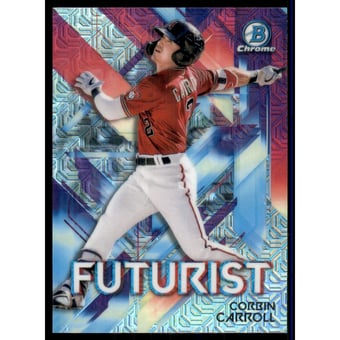 2021 Bowman Chrome Mega Box Futurist Refractors #FUTCC Corbin Carroll