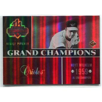 2003 Donruss Champions Grand Champions Holo-Foil #16 Hoyt Wilhelm