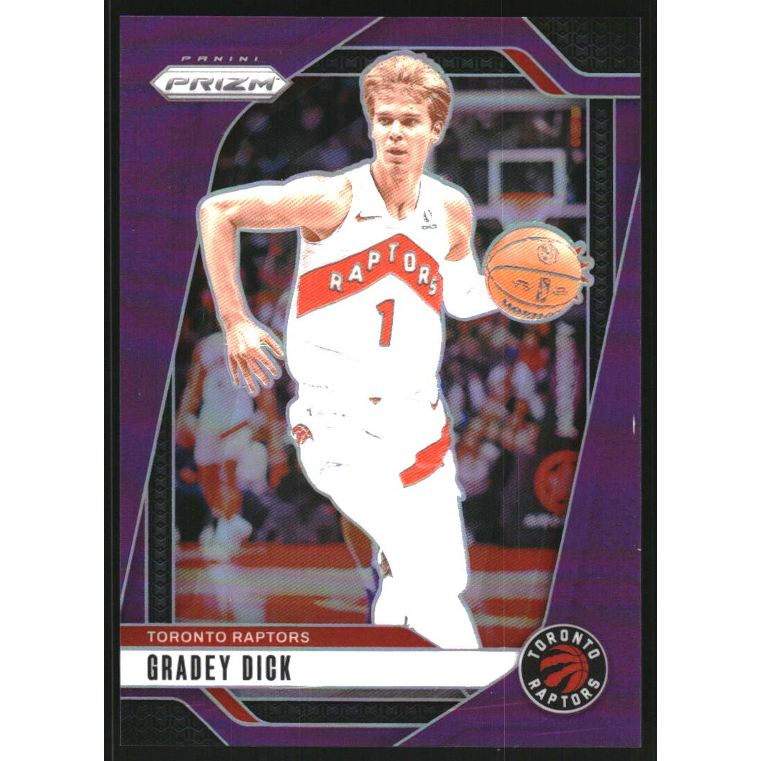 2024-25 Panini Prizm Prizms Purple #205 Gradey Dick