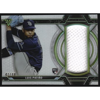 2021 Topps Triple Threads Single Jumbo Relics #SJRLP Luis Patino