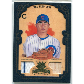 2004 Diamond Kings DK Materials Framed Gold #66 Hee Seop Choi Bat-Jsy/10