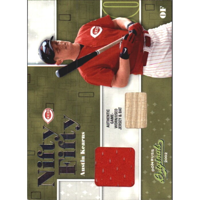 2002 Donruss Originals Nifty Fifty Combos #14 Austin Kearns. rookie card picture