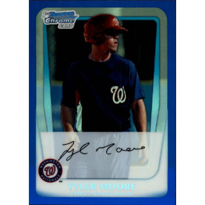 2011 Bowman Chrome Prospects Blue Refractors #BCP5 Tyler Moore. rookie card picture