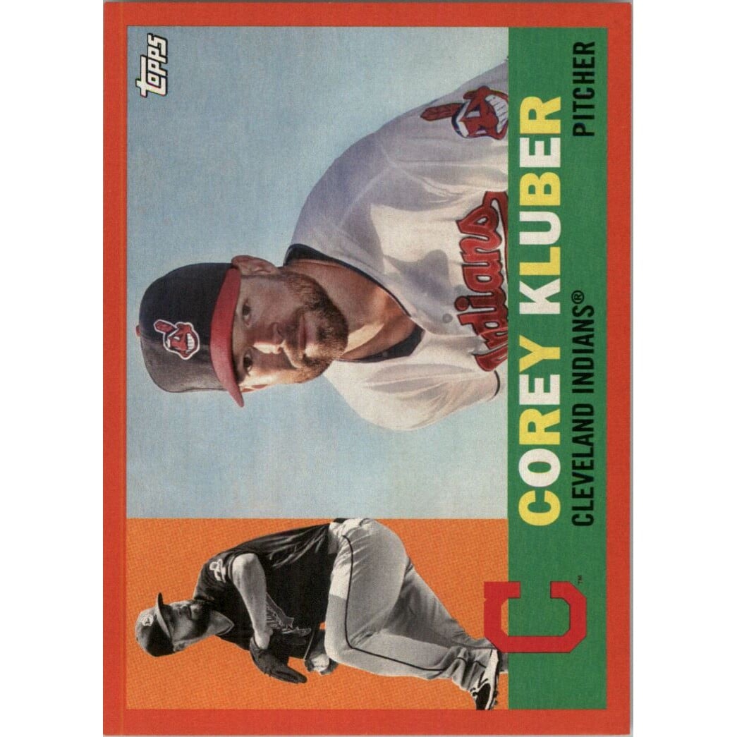 2017 Topps Archives Red #74 Corey Kluber. rookie card picture